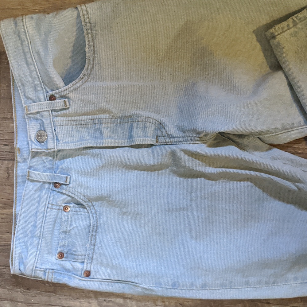 Levi's 501 High Rise Straight Jeans Size 27 - Picture 4 of 8